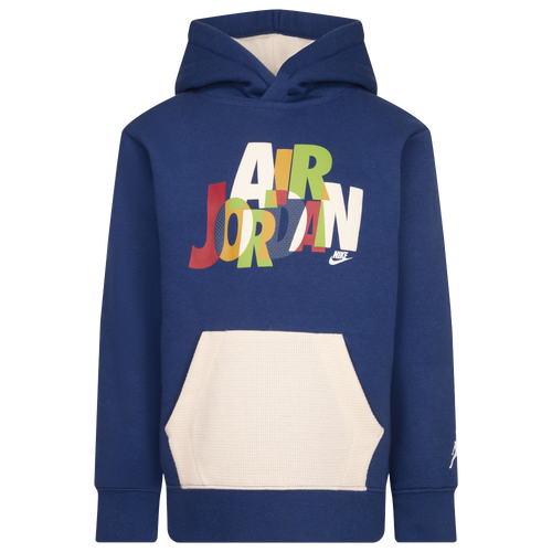 

Boys Preschool Jordan Jordan Messy Room Fleece Pullover Hoodie - Boys' Preschool French Blue/French Blue Size 4
