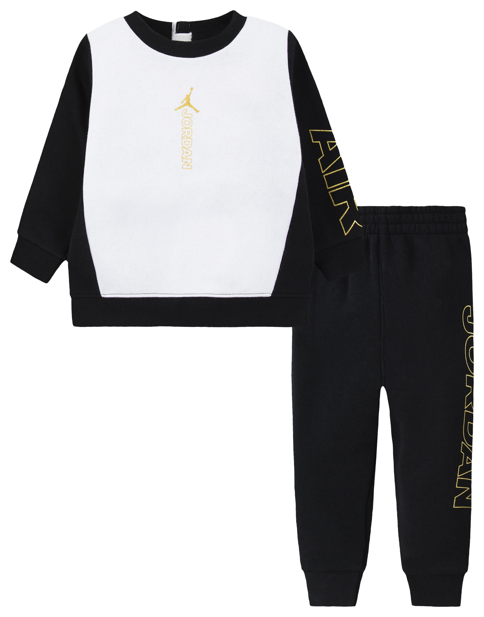 White and gold outlet jordan tracksuit