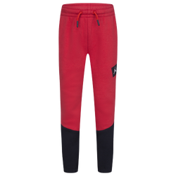 Boys' Preschool - Jordan Remastered Fleece Pants - Fire Red/Black