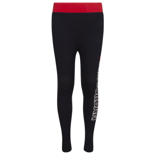 

Jordan Girls Jordan Remastered Leggings - Girls' Grade School Black/Black Size M