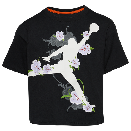 

Jordan Girls Jordan Garden T-Shrt - Girls' Grade School Purple/Black Size L