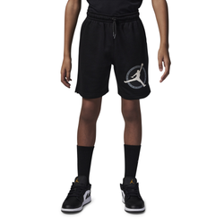 Boys' Grade School - Jordan Flight MVP Fleece Shorts - White/Black