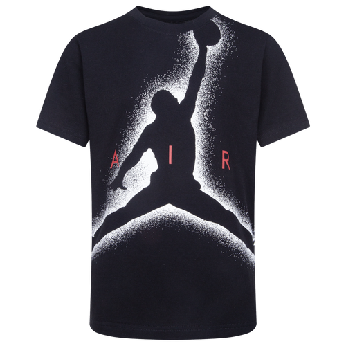 

Jordan Flight Essentials Jumpman T-Shirt - Boys' Grade School Black/White Size S