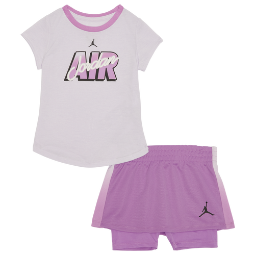 

Jordan Girls Jordan Skort Set - Girls' Toddler Rush Fuchsia/Black Size 3T