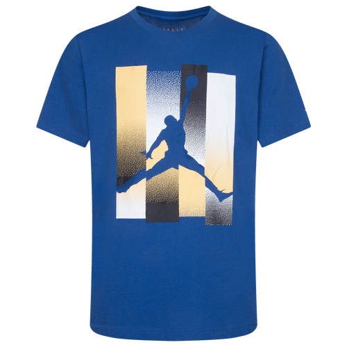 

Boys Jordan Jordan Full Court T-Shirt - Boys' Grade School Blue/White Size S