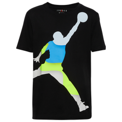 Boys' Grade School - Jordan Jumpman Cutout Short Sleeve T-Shirt - Black/White