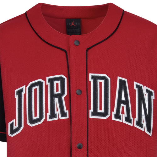 Red jordan jersey baseball online