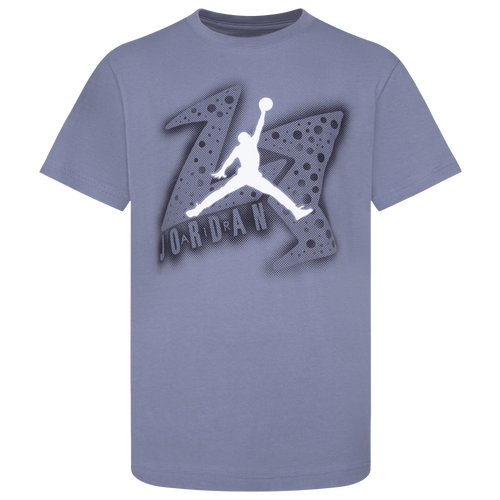 

Boys Jordan Jordan 23 Haze Short Sleeve T-Shirt - Boys' Grade School Cool Grey/White Size L