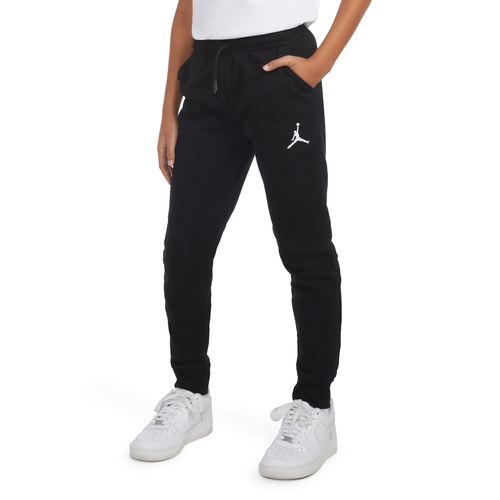 

Boys Jordan Jordan MJ Essentials Pants - Boys' Grade School Black/Black Size XL