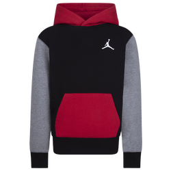 Boys' Grade School - Jordan MJ Essentials Pullover Hoodie - Black/Carbon Heather