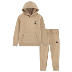 Boys' Toddler - Jordan MJ Essentials Fleece Pullover Set - Hemp/Hemp