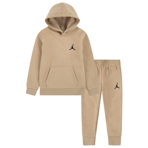

Boys Jordan Jordan MJ Essentials Fleece Pullover Set - Boys' Toddler Hemp/Hemp Size 2T