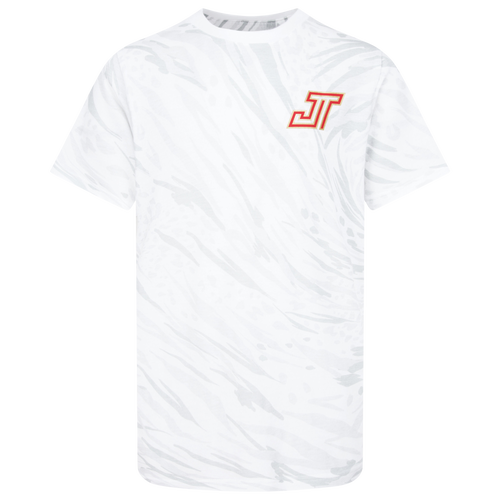 

Jordan Boys Jordan Tatum Zoo T-Shirt - Boys' Grade School White/Red Size M