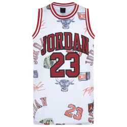 Boys' Grade School - Jordan AJ 23 AOP Jersey - White/Red