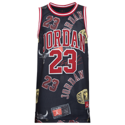 Boys' Grade School - Jordan AJ 23 AOP Jersey - Black/Red