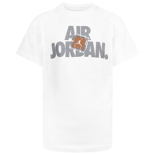 

Boys Jordan Jordan AJ3 Clear View Short Sleeve T-Shirt - Boys' Grade School White/Black Size S