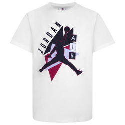 Boys' Grade School - Jordan Air Diamonds Short Sleeve T-Shirt - White/Red