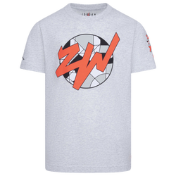 Boys' Grade School - Jordan Zion Ring Short Sleeve T-Shirt - Grey