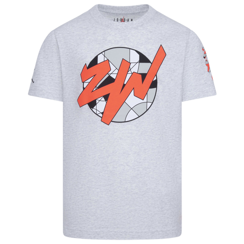 BOYS - Jordan Zion Ring Short Sleeve T-Shirt - Grey