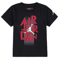 Boys' Toddler - Jordan AJ4 Grid Lock Short Sleeve T-Shirt - Red/Black