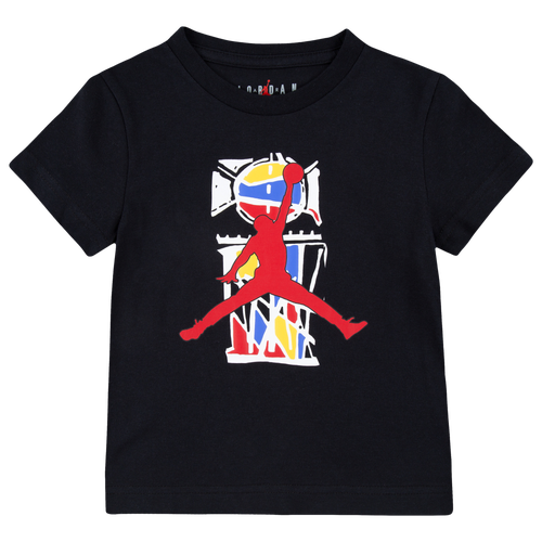 BOYS - Jordan AJ8 Jumpman Energy Short Sleeve T-Shirt - Black/Red