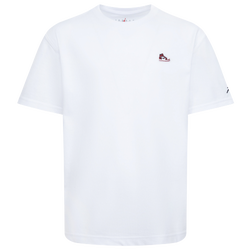 Boys' Grade School - Jordan AJ 1 Patch T-Shirt - White/Red