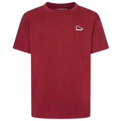 Boys' Grade School - Jordan AJ 1 Patch T-Shirt - Varsity Red/Black