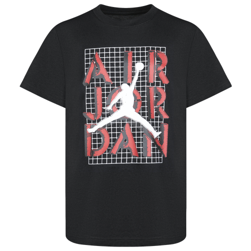 

Jordan Boys Jordan Jumpman Stack T-Shirt - Boys' Grade School Red/Black Size XL