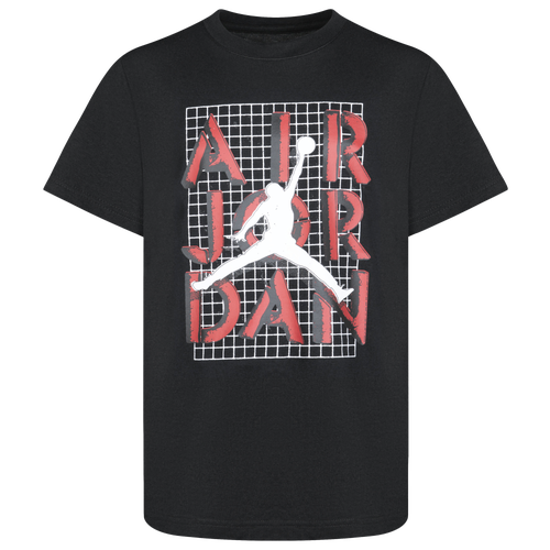 

Boys Jordan Jordan Jumpman Stack T-Shirt - Boys' Grade School Red/Black Size XL