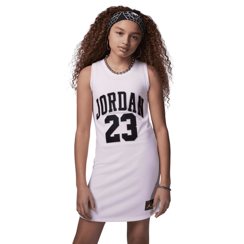 

Girls Jordan Jordan 23 Jersey Dress - Girls' Grade School Pink/Black Size S