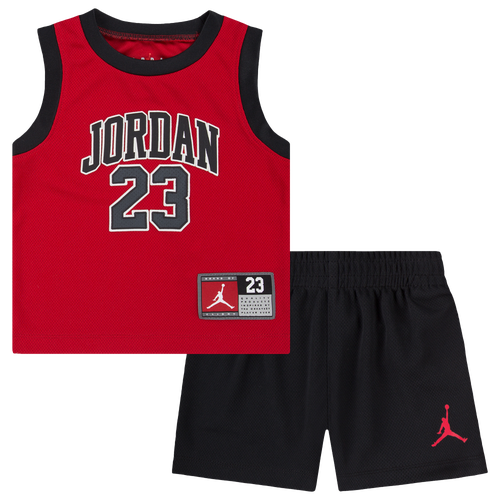 

Boys Infant Jordan Jordan 23 Jersey Set - Boys' Infant Red/Black Size 18MO