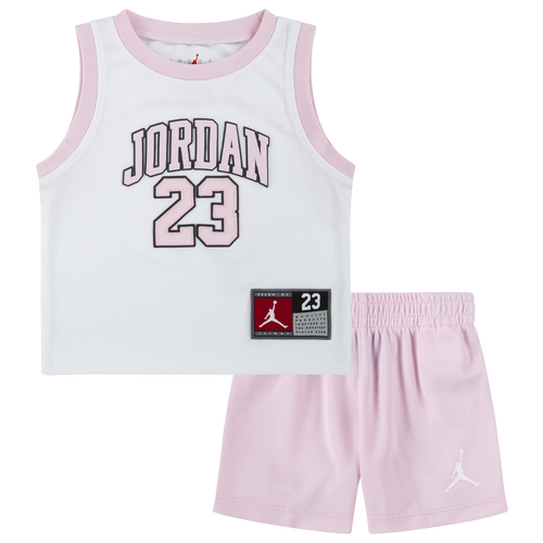 

Boys Infant Jordan Jordan 23 Jersey Set - Boys' Infant Pink/Black Size 12MO
