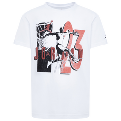 Boys' Grade School - Jordan Retro Spec T-Shirt - White/Red