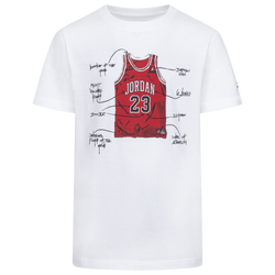 Boys' Grade School - Jordan The Jersey Short Sleeve T-Shirt - Red/White