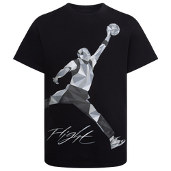 Boys' Grade School - Jordan Jumpman HBR Heirloom T-Shirt - Black/Grey