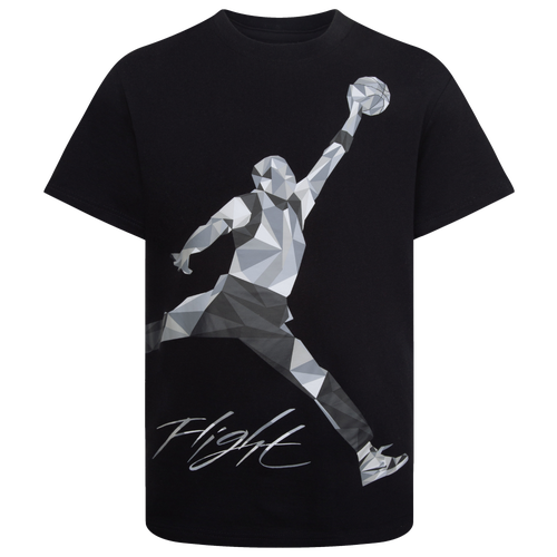 

Boys Jordan Jordan Jumpman HBR Heirloom T-Shirt - Boys' Grade School Grey/Black Size L