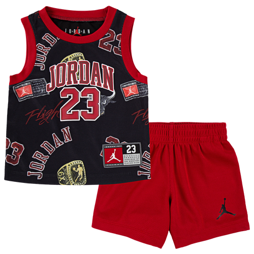 

Boys Infant Jordan Jordan 23 Printed Jersey Set - Boys' Infant White/Black Size 18MO