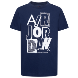 Boys' Grade School - Jordan AJ 3 Mix Up T-Shirt - Navy/White