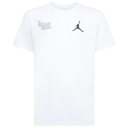 Boys' Grade School - Jordan Wavy Motion Jumpman - White/Blue