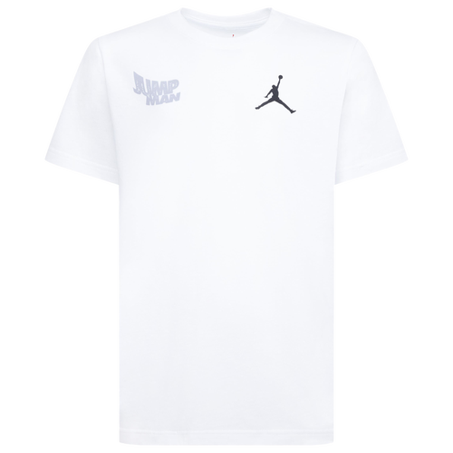 

Jordan Boys Jordan Wavy Motion Jumpman - Boys' Grade School White/Blue Size S