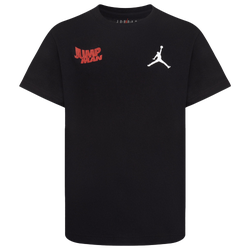 Boys' Grade School - Jordan Wavy Motion Jumpman - Black/Red