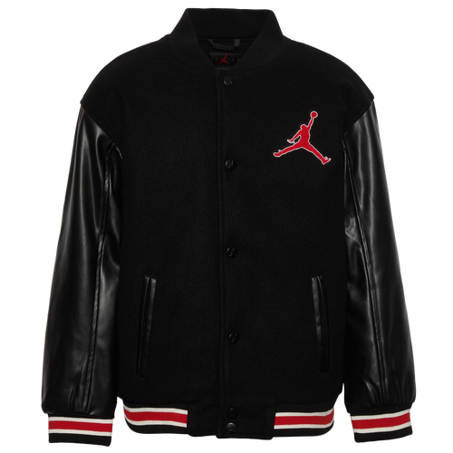 

Boys Jordan Jordan Varsity Jacket - Boys' Grade School Black Size S