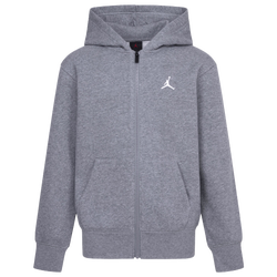 Boys' Grade School - Jordan Brooklyn Full-Zip Hoodie - Grey