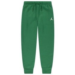 Boys' Grade School - Jordan Brooklyn Fleece Pants - White/Pine Green