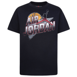 Girls' Grade School - Jordan Jumpman Sky Court Short Sleeve T-Shirt - Pink/Black