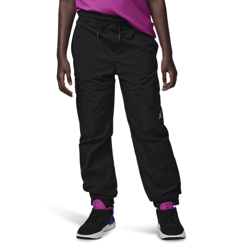 Jordan Big Kids' Double Cargo Pants In Black