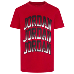 Boys' Grade School - Jordan 3K Short Sleeve T-Shirt - Gym Red/Black