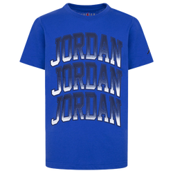 Boys' Grade School - Jordan 3K Short Sleeve T-Shirt - Game Royal/Black