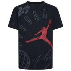 Boys' Grade School - Jordan Elements Short Sleeve T-Shirt - Black/Red