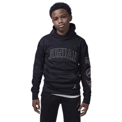 Boys' Grade School - Jordan See Me Shine Pullover - Black/Gold